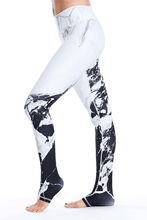 Marble Leggings - Marque White/Black