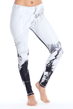 Marble Leggings - Marque White/Black