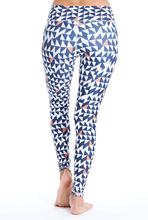 Triangle Leggings - Denim Blue